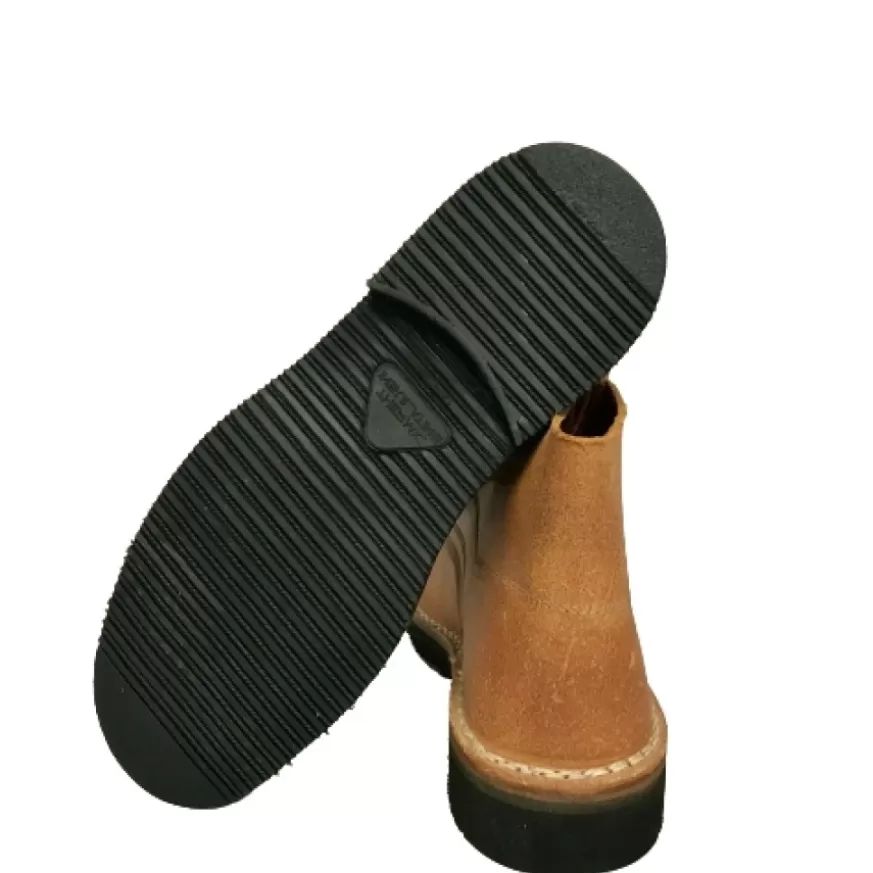 Uomo CAMARRI CALZATURE Scarpe Uomo | Scarponcino Da Lavoro In Vacchetta Al Naturale Rall
