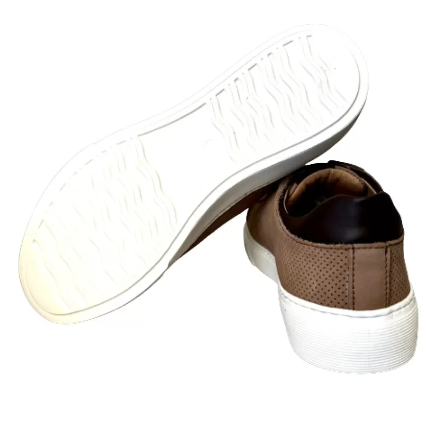 Uomo CAMARRI CALZATURE Scarpe Uomo | Sneakers Artigianale In Nabuk Taupe