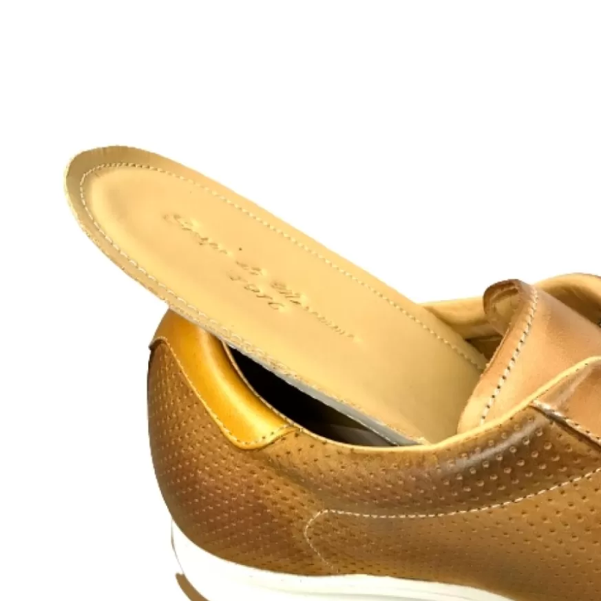 Uomo CAMARRI CALZATURE Scarpe Uomo | Sneakers Bassa Artigianale In Pelle Cuoio