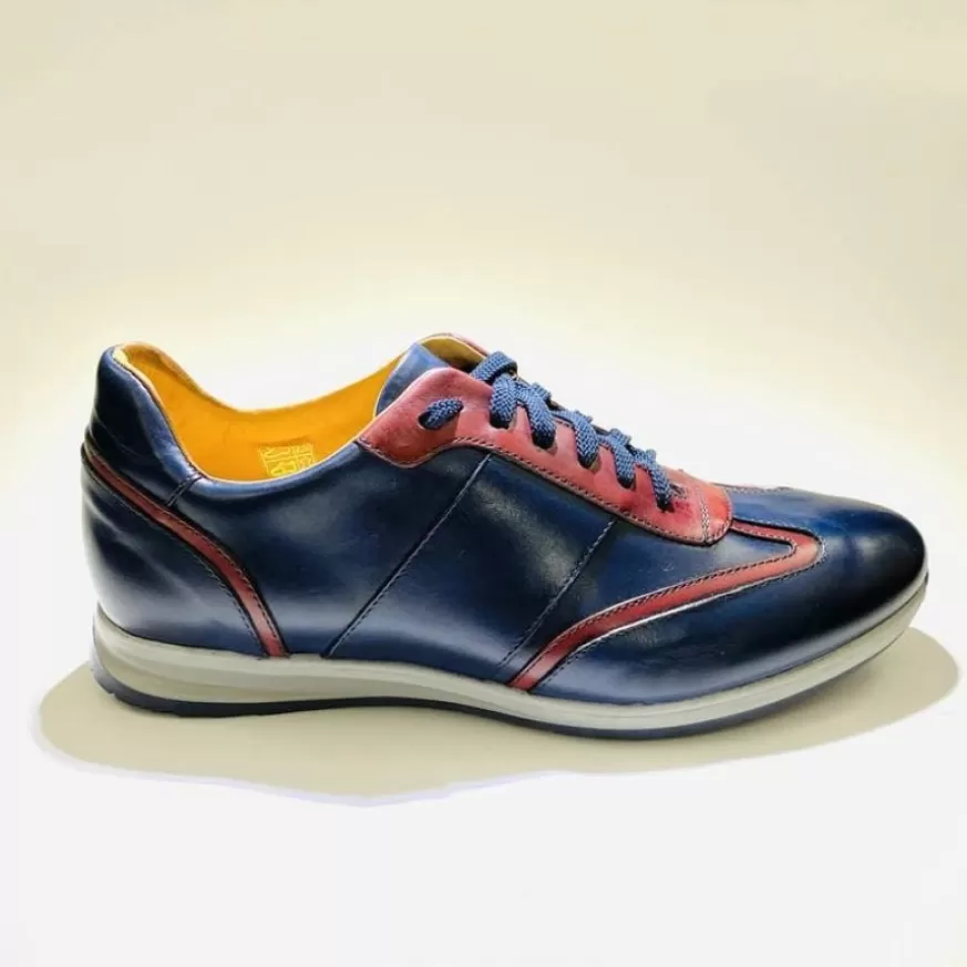 Uomo CAMARRI CALZATURE Scarpe Uomo | Sneakers Bassa Blu