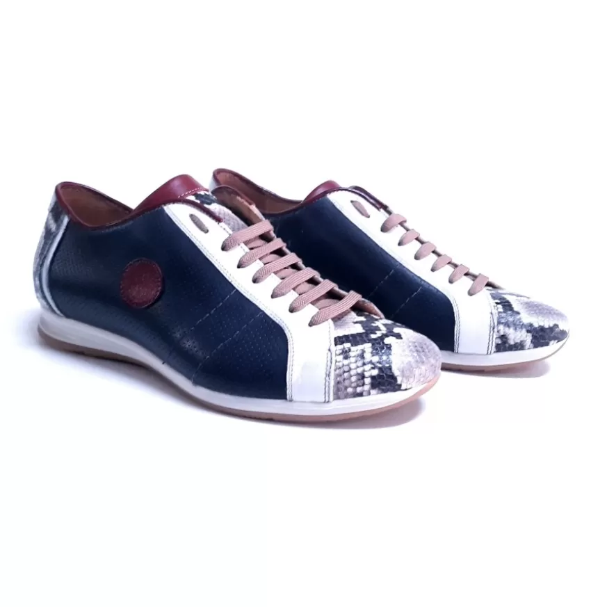 Uomo CAMARRI CALZATURE Scarpe Uomo | Sneakers Bassa Blu