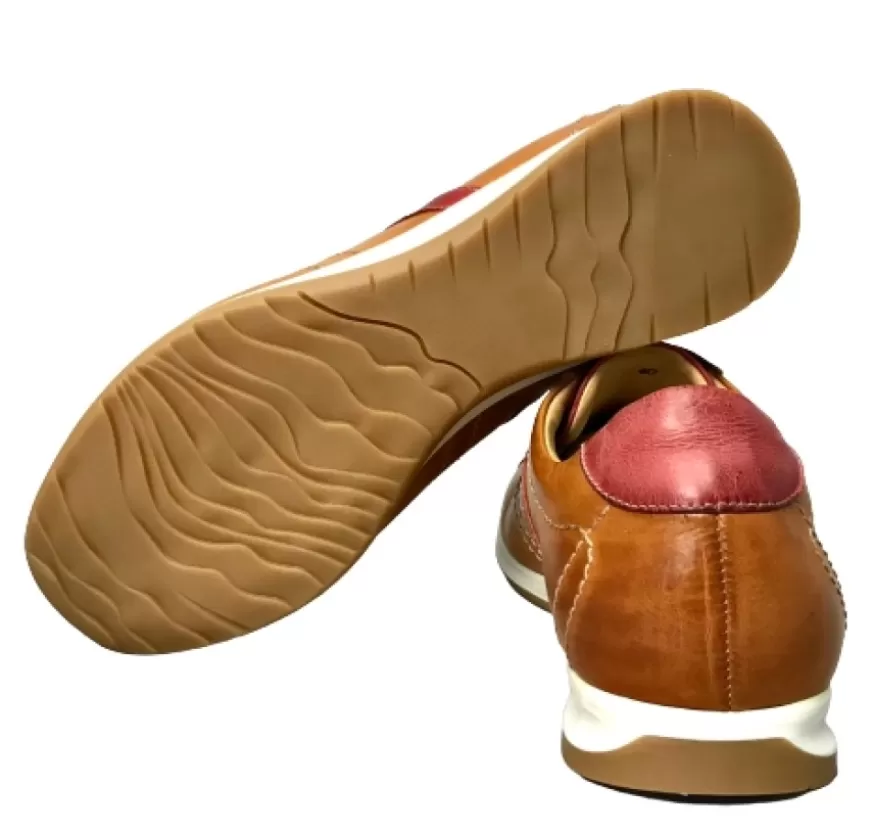 Uomo CAMARRI CALZATURE Scarpe Uomo | Sneakers Bassa In Pelle Ocra