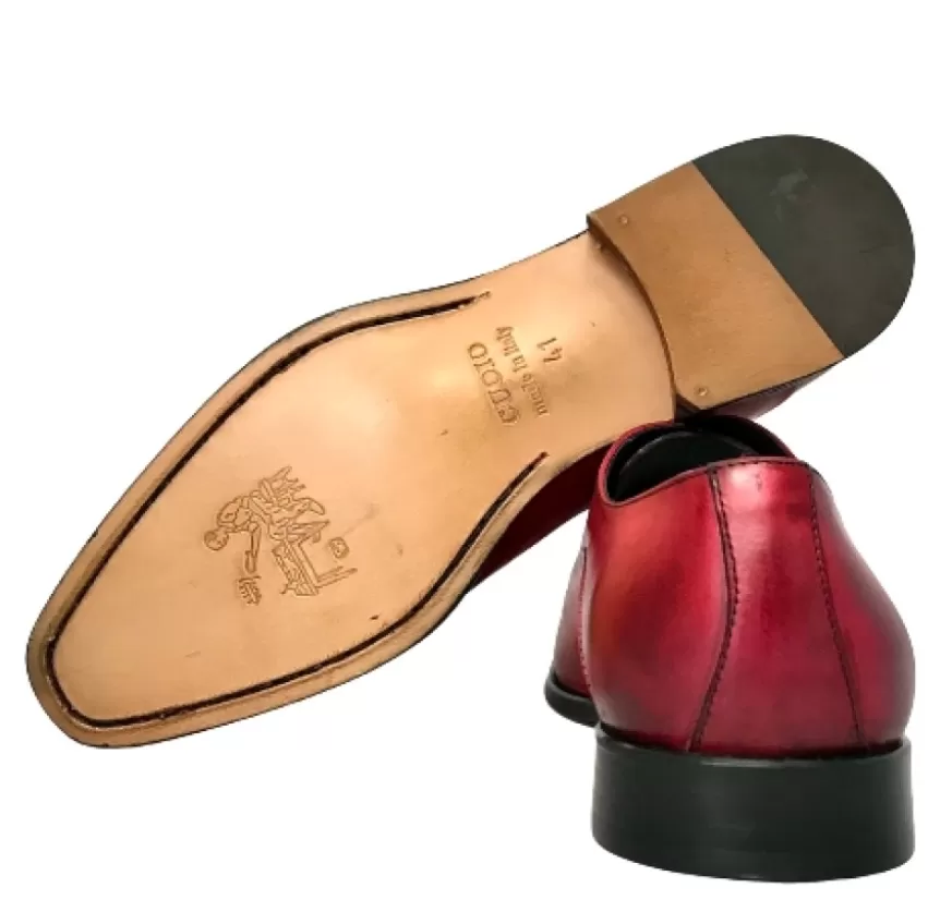 Uomo CAMARRI CALZATURE Scarpe Uomo | Stringata Artigianale Cucita Blake Fuxia