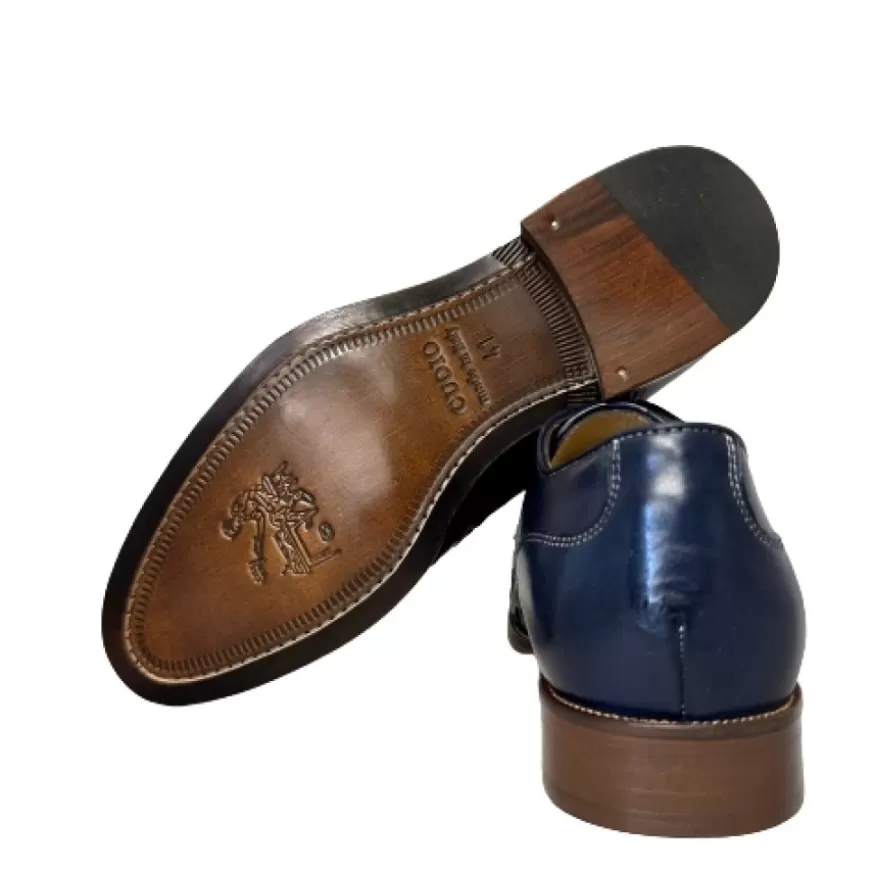 Uomo CAMARRI CALZATURE Scarpe Uomo | Stringata Artigianale Intrecciata Blu