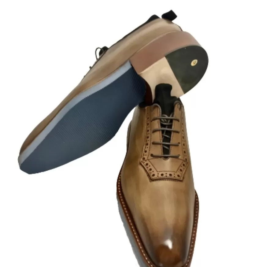 Uomo CAMARRI CALZATURE Scarpe Uomo | Stringata Artigianale Marrone