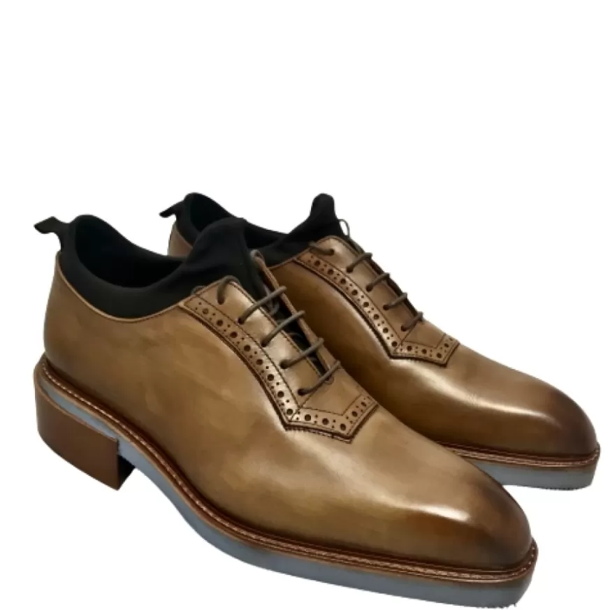 Uomo CAMARRI CALZATURE Scarpe Uomo | Stringata Artigianale Marrone