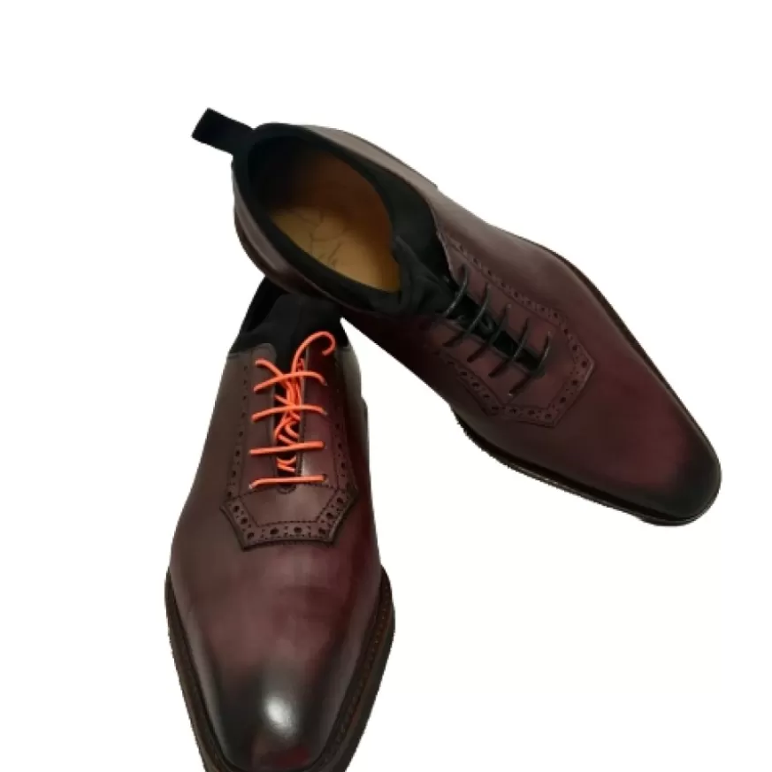 Uomo CAMARRI CALZATURE Scarpe Uomo | Stringata Artigianale Viola