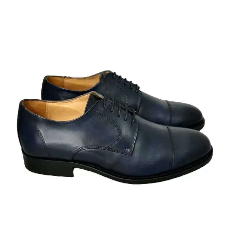 Uomo CAMARRI CALZATURE Scarpe Uomo | Stringata Blu Con Spunterbo