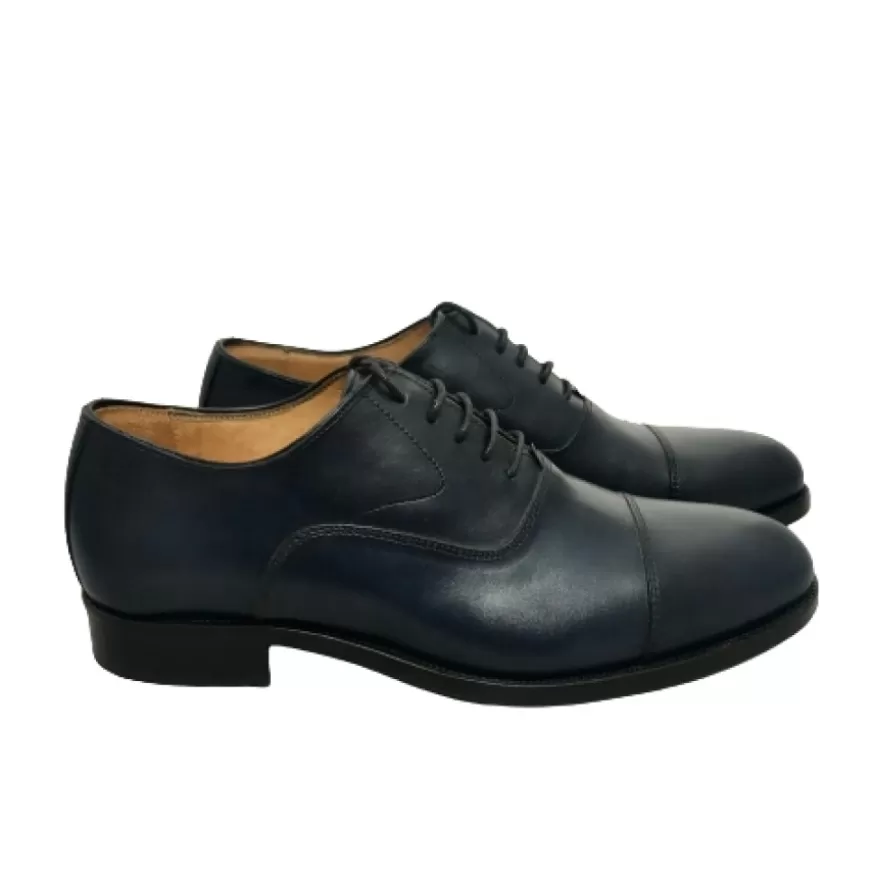 Uomo CAMARRI CALZATURE Scarpe Uomo | Stringata Blu Con Spunterbo