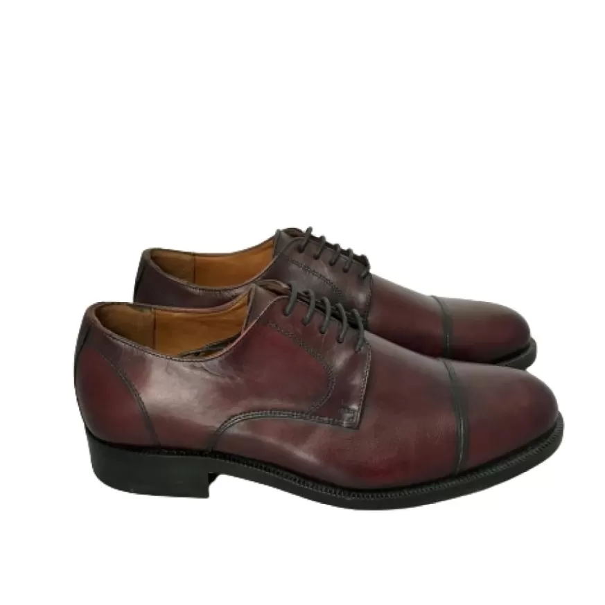 Uomo CAMARRI CALZATURE Scarpe Uomo | Stringata Bordeaux Con Spunterbo