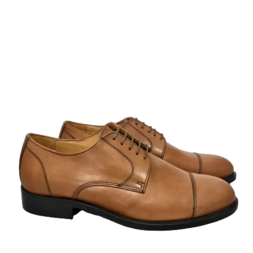 Uomo CAMARRI CALZATURE Scarpe Uomo | Stringata Cuoio Chiaro Con Spunterbo
