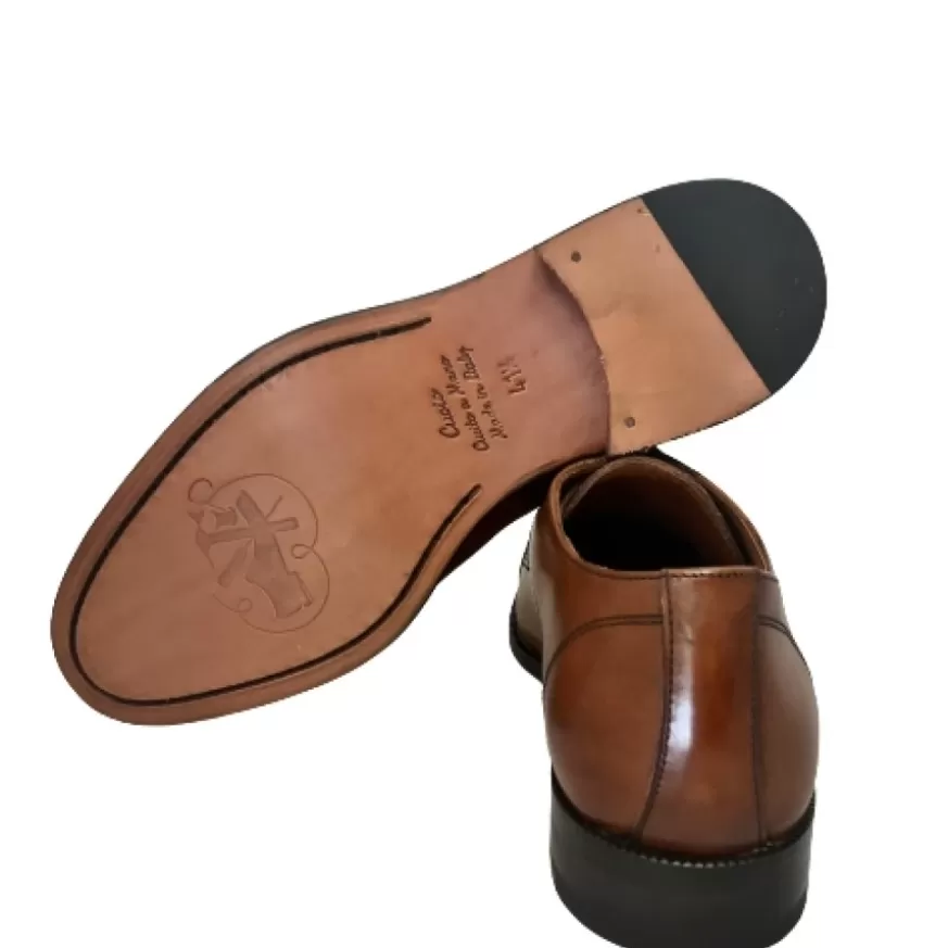 Uomo CAMARRI CALZATURE Scarpe Uomo | Stringata Cuoio Scuro Con Spunterbo
