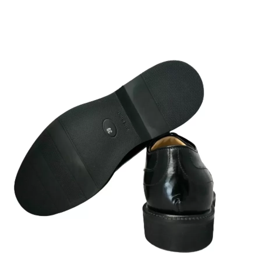 Uomo CAMARRI CALZATURE Scarpe Uomo | Stringata In Pelle Abrasivata Nera