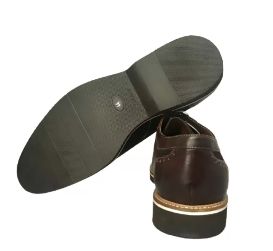 Uomo CAMARRI CALZATURE Scarpe Uomo | Stringata In Pelle E Nabuk Testa Di Moro