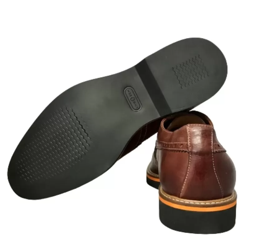 Uomo CAMARRI CALZATURE Scarpe Uomo | Stringata In Pelle Marrone