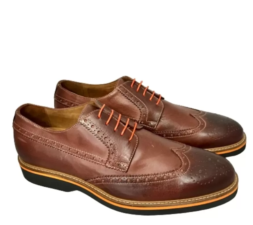 Uomo CAMARRI CALZATURE Scarpe Uomo | Stringata In Pelle Marrone