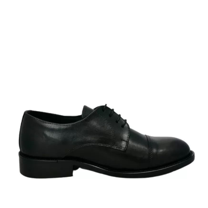 Uomo CAMARRI CALZATURE Scarpe Uomo | Stringata Nera Con Spunterbo