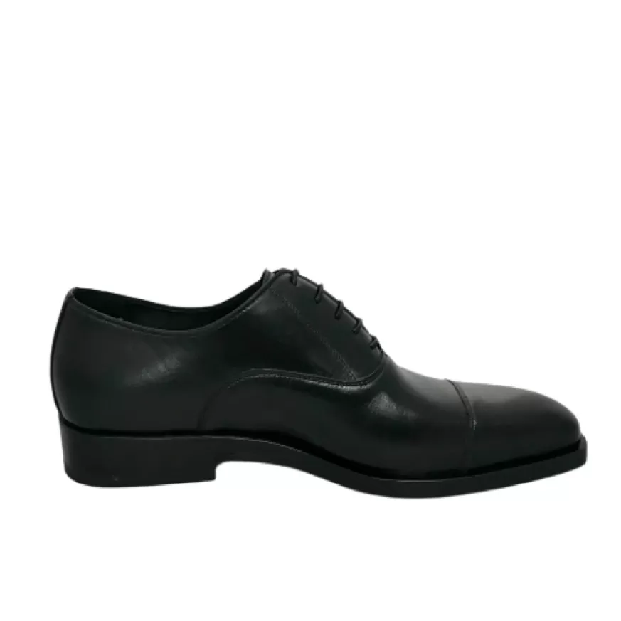 Uomo CAMARRI CALZATURE Scarpe Uomo | Stringata Nera Con Spunterbo