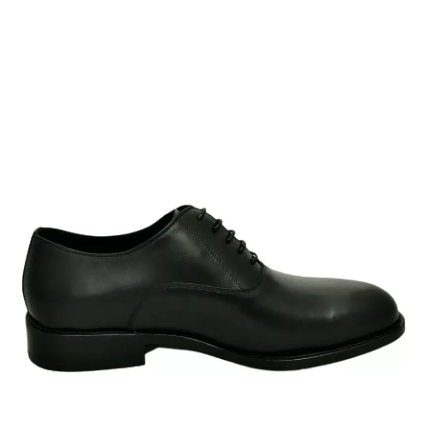 Uomo CAMARRI CALZATURE Scarpe Uomo | Stringata Nera Liscia