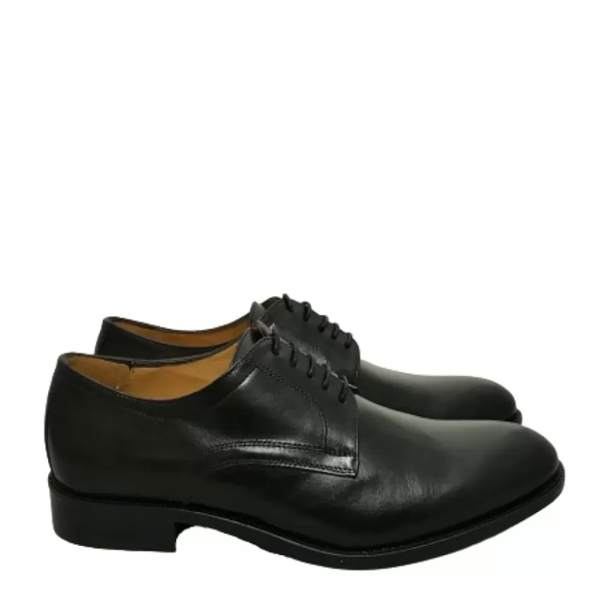 Uomo CAMARRI CALZATURE Scarpe Uomo | Stringata Nera Liscia