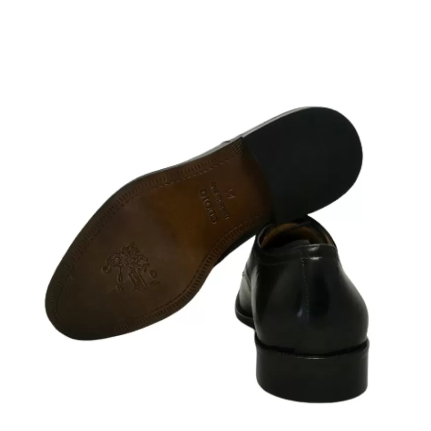 Uomo CAMARRI CALZATURE Scarpe Uomo | Stringata Nera Liscia