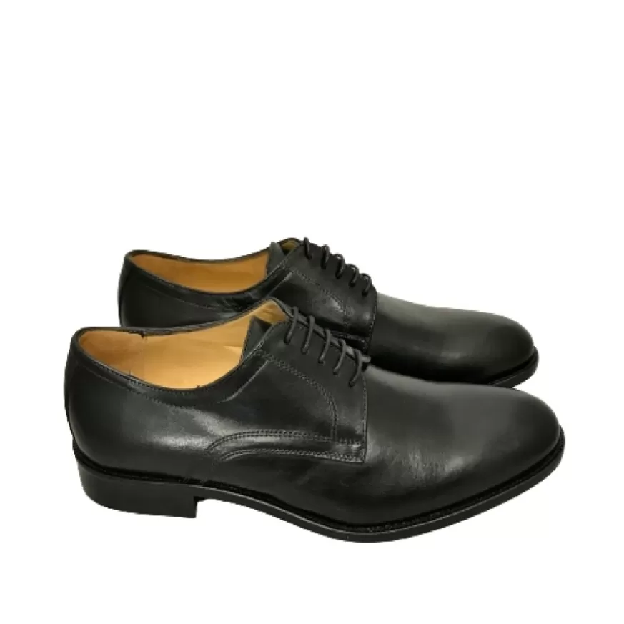 Uomo CAMARRI CALZATURE Scarpe Uomo | Stringata Nera Liscia