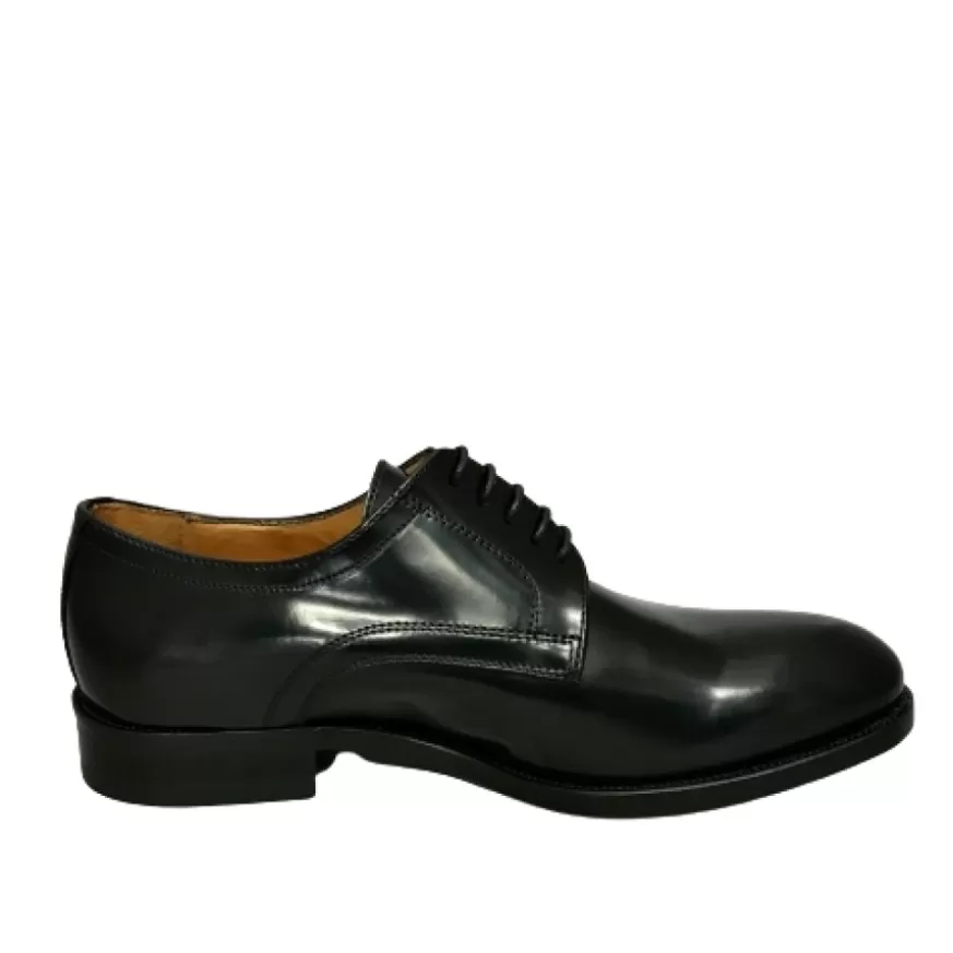 Uomo CAMARRI CALZATURE Scarpe Uomo | Stringata Nera Liscia Abrasivata